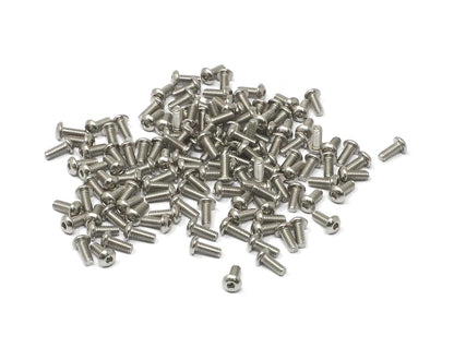 iexcell 50 Pcs M6 x 20mm Thread Pitch 1 mm Stainless Steel 304 Hex Socket Button Head Cap Screws Bolts Kit - PuriLite
