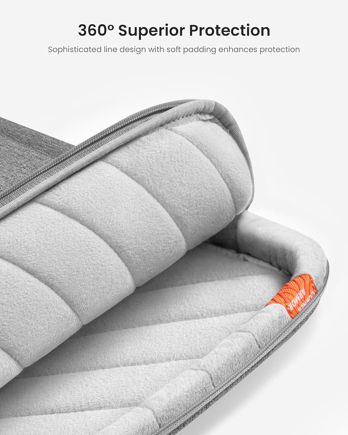 tomtoc 360 Protective Laptop Carrying Case for 16-inch New MacBook Pro M4/M3/M2/M1 Pro/Max 2024-2019, Water-Resistant Laptop Bag Sleeve with Accessory Pocket for The New Razer Blade 15 - PuriLite