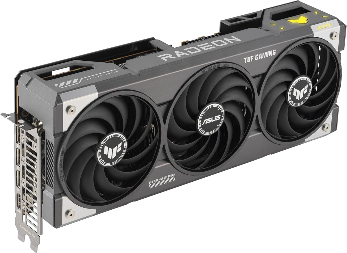 ASUS Prime Radeon™ RX 9060 XT 16GB GDDR6 OC Edition Graphics Card (PCIe 5.0, HDMI/DP 2.1, 2.5-Slot Design, axial-tech Fans, Dual Ball Fan Bearings, Dual BIOS, ASUS GPU Guard) - PuriLite