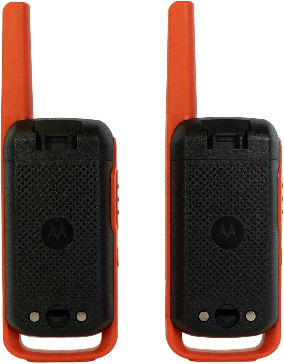 Motorola Solutions Talkabout T275 Rechargeable Radios, 2 Pack with Carrying Case - Orange/Black - PuriLite
