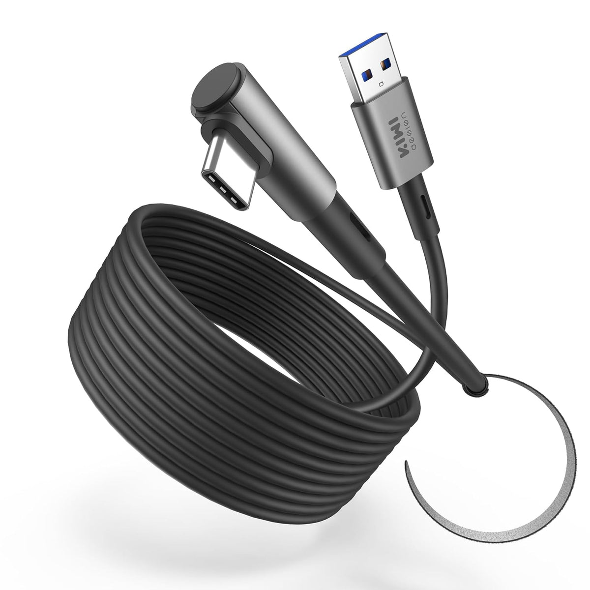 KIWI design 16FT Link Cable Compatible with Oculus/Meta Quest 3S Accessories, and Quest 3/2/Pro/Pico 4, USB3.0 Link Cable with 5Gbps Super Speed - PuriLite