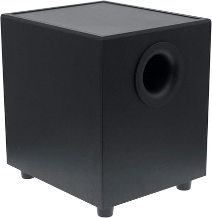 Rockville CT80 8" 50W 70V Commercial Subwoofer, Wall-Mount Bracket, Deep Bass, Wide Frequency, Durable Build, for Restaurants and Conference Rooms - PuriLite