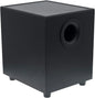 Rockville CT80 8" 50W 70V Commercial Subwoofer, Wall-Mount Bracket, Deep Bass, Wide Frequency, Durable Build, for Restaurants and Conference Rooms - PuriLite