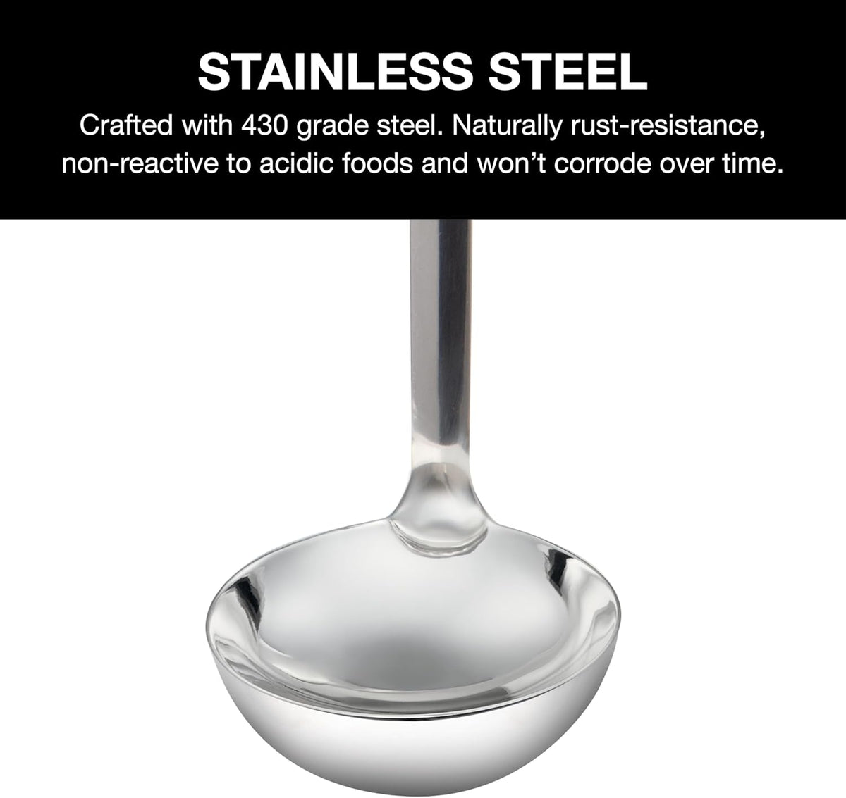 Cuisinart Fusion Pro Stainless Steel Ladle (CTG-14-SSLDC) - PuriLite