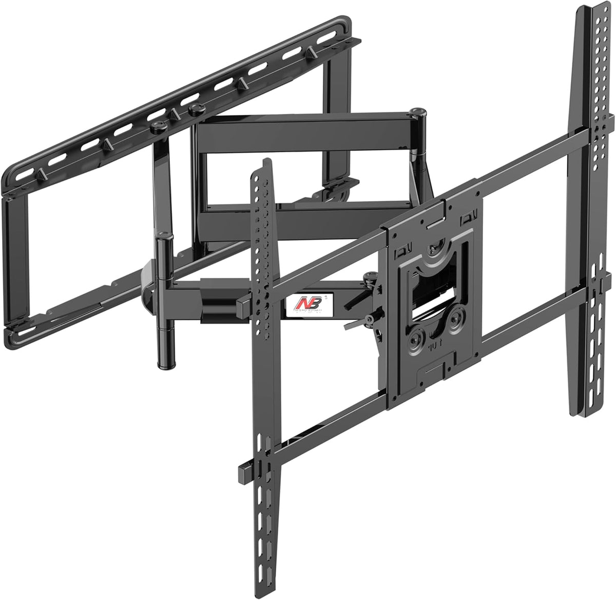 NB North Bayou Heavy Duty TV Wall Mount Double Arms Articulating Swivel TV Bracket for Most 75”-110 inch LED LCD OLED TVs VESA Compatible Hold up to 200 lbs Wall Bracket SP5 - PuriLite