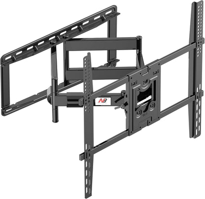 NB North Bayou Heavy Duty TV Wall Mount Double Arms Articulating Swivel TV Bracket for Most 75”-110 inch LED LCD OLED TVs VESA Compatible Hold up to 200 lbs Wall Bracket SP5 - PuriLite