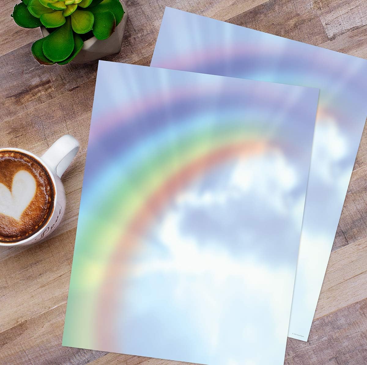 Great Papers! Morning Mist Letterhead, 80 Count, 8.5"x11" (2014250) - PuriLite