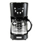 Haden Heritage 12-Cup Programmable Coffee Maker -Black and Chrome - PuriLite