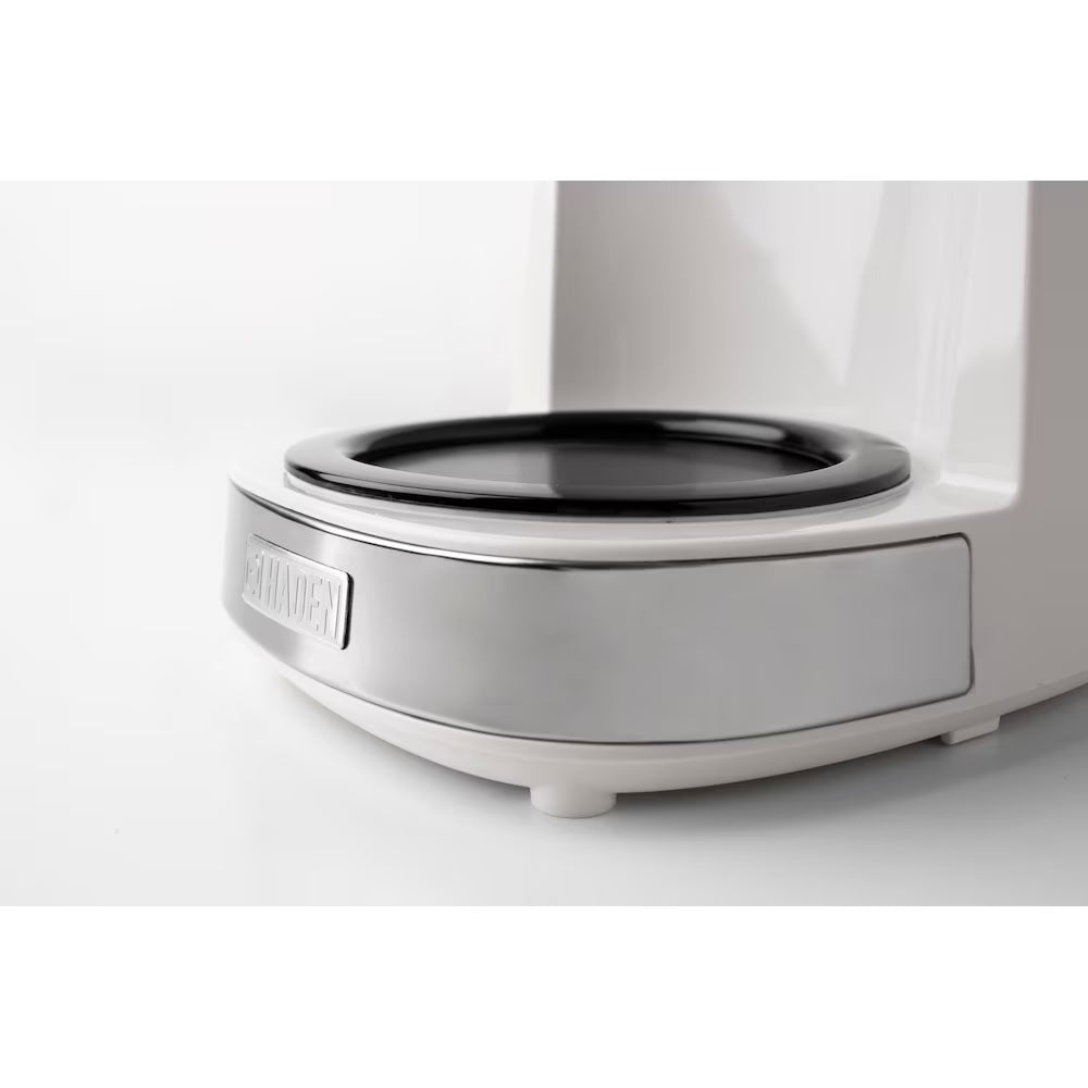 Haden Heritage 12-Cup Programmable Coffee Maker -Ivory White - PuriLite
