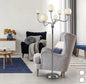 Phoebe LED Floor Lamp, Brushed Steel - PuriLite