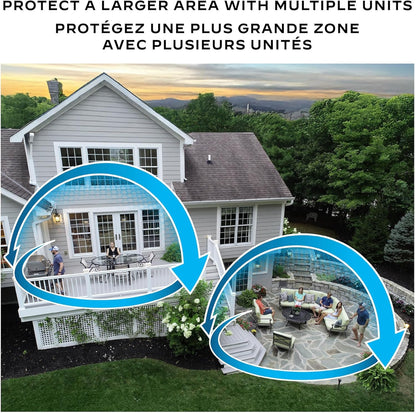 Thermacell E-Series E552CHRCA - Rechargeable Mosquito Repellent, 20' Protection Zone, 12-Hour Refill Included, DEET-Free - PuriLite