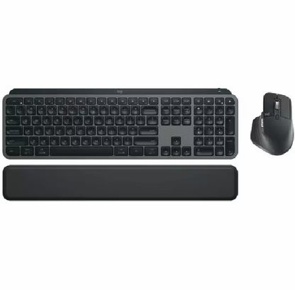 Logitech MX Keys + MX Master Mouse Combo Gen 2 – Wireless, Bluetooth, USB – High Precision 8000 DPI – Darkfield – Mac/Windows - PuriLite