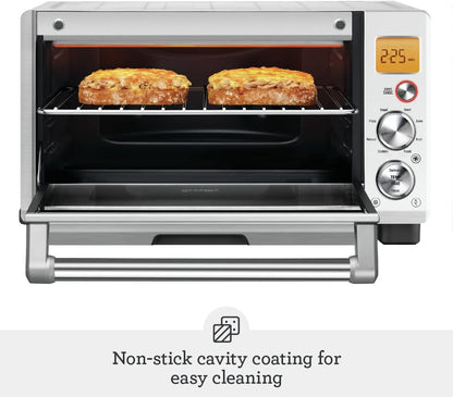 Breville The Smart Oven® Compact Convection, Small Electric Oven, BOV670BSS, Brushed Stainless Steel - PuriLite