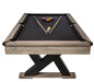American Legend 90 in. Kirkwood Pool Rustic Finish Modern Billiard Table - PuriLite