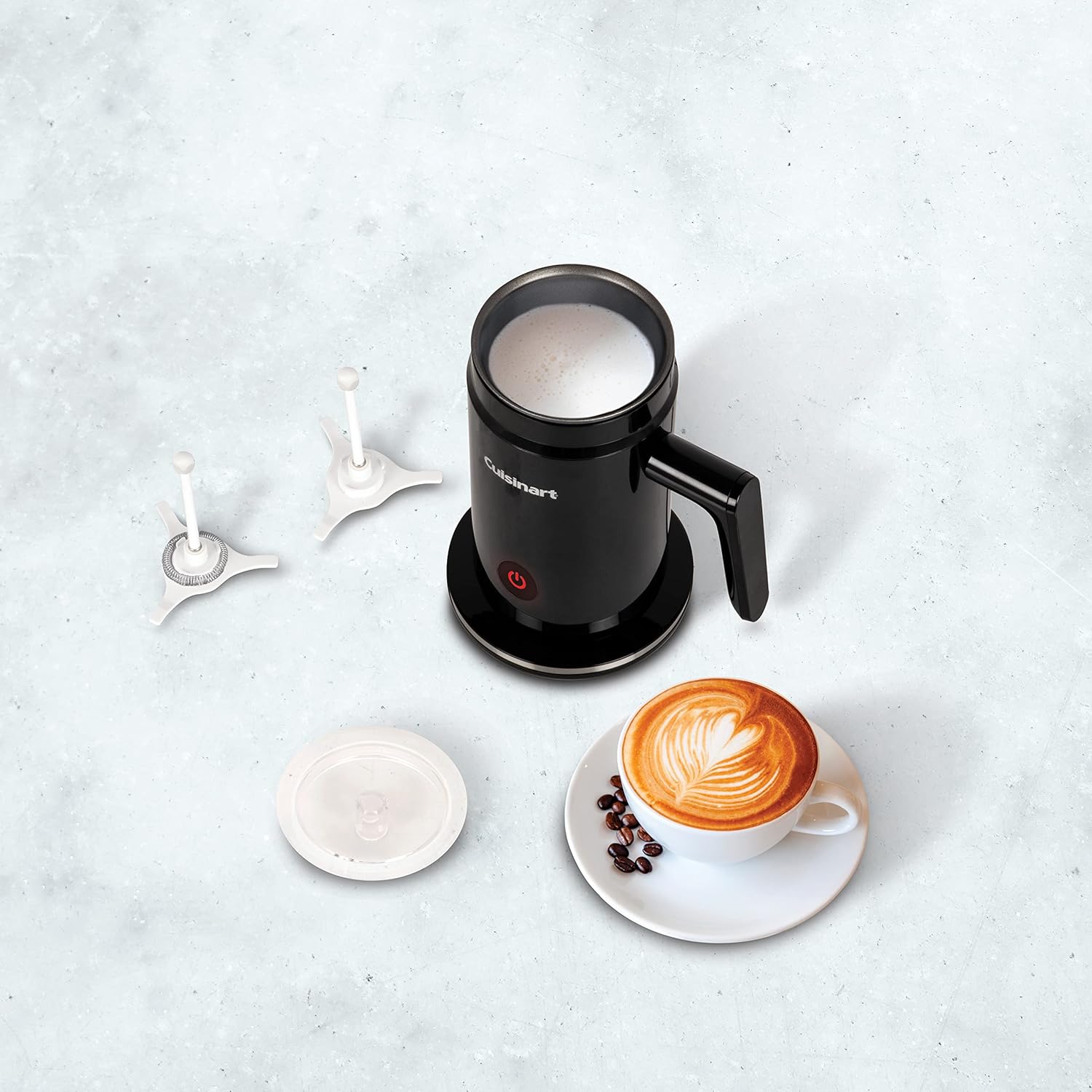 Cuisinart FR-15C Automatic Milk Frother, Barista-Quality Foam in Seconds (hot or Cold Milk), black, 250 ml - PuriLite