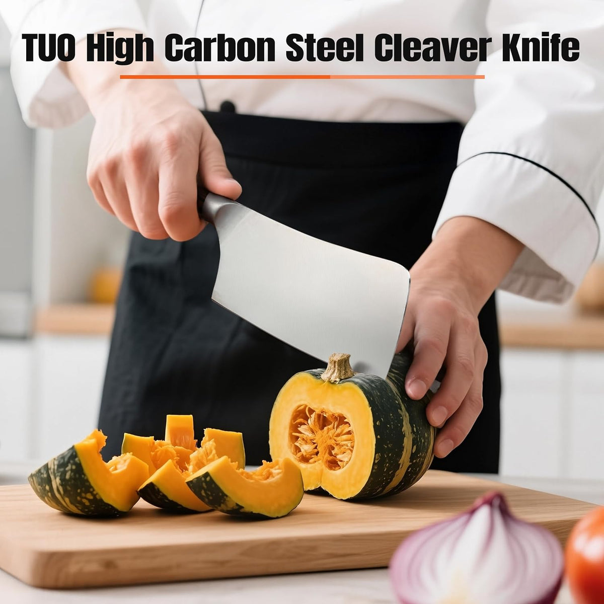 TUO Boning Knife - Razor Sharp Fillet Knife - High Carbon German Stainless Steel Kitchen Cutlery - Pakkawood Handle - Luxurious Gift Box Included - 7 inch - Fiery Phoenix Series - PuriLite