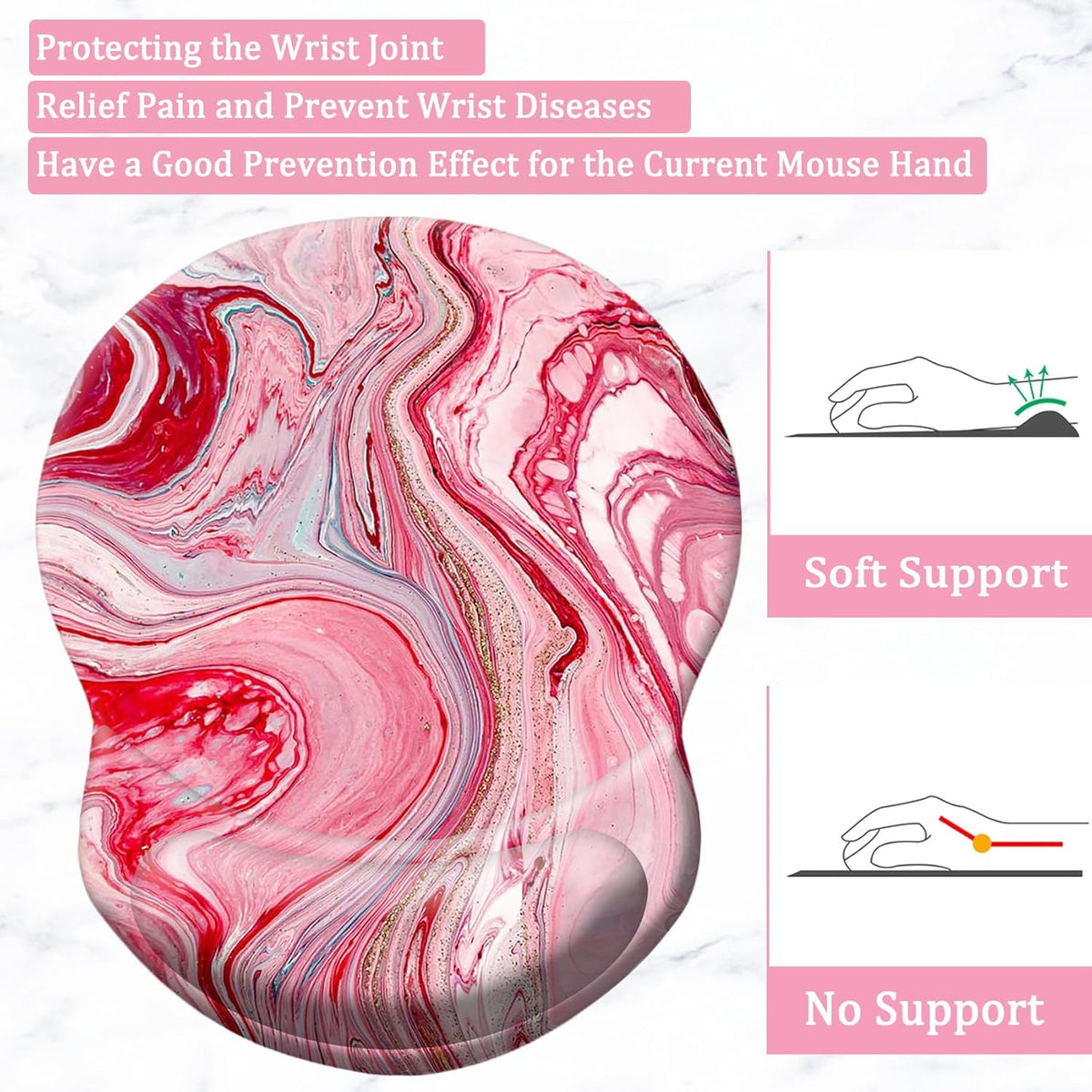 Purilite Select Ergonomic Mouse Pad - PuriLite