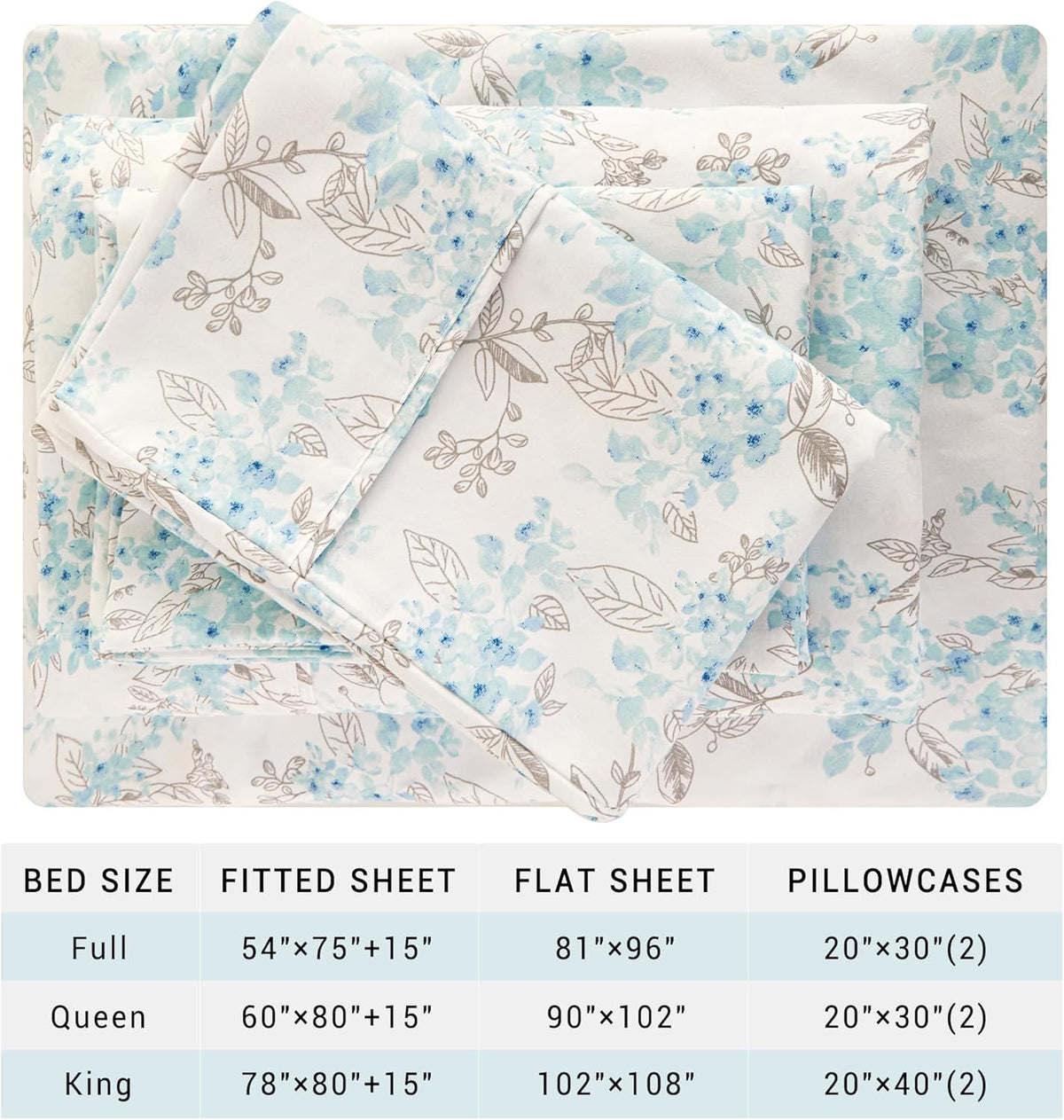 Viviland Floral Queen Sheet Set - 4 Piece Vintage Pink & Yellow Flower Patterned Bed Sheets - Soft, Breathable Microfiber Sheets with Deep Pocket, Non-Slip Fitted Sheets & Pillowcases - PuriLite