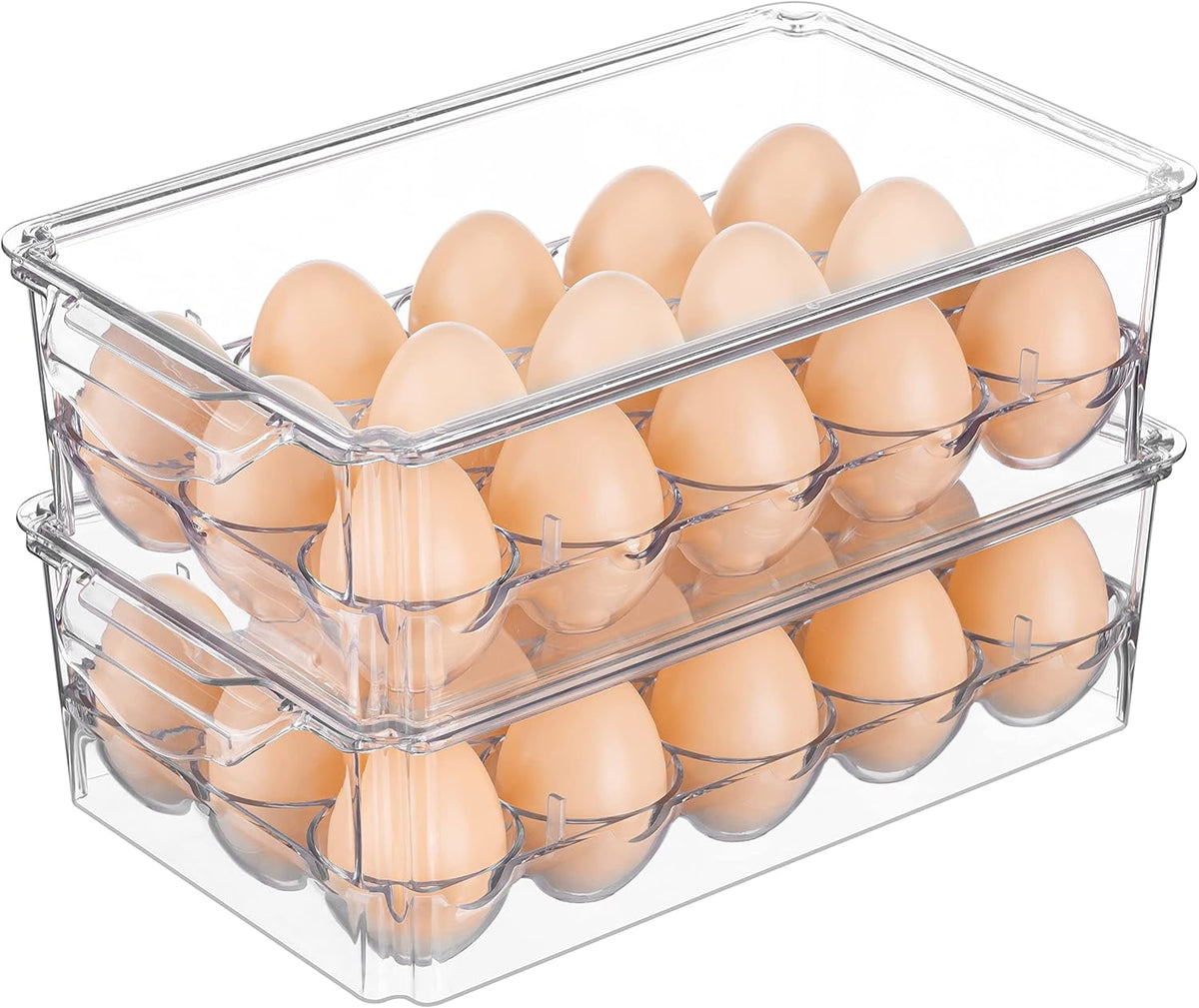 Pure Future 50-Piece Large Airtight Food Storage Containers with Lids, BPA-Free Stackable & Microwave Safe Kitchen Set for Meal Prep, Freezer Use - 25 Containers & Lids, Leakproof Design - PuriLite