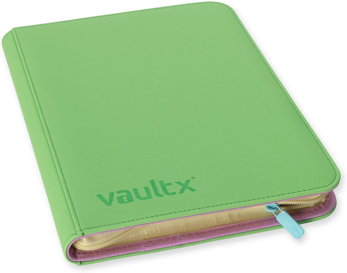Vault X 12 Pocket Trading Card Zip Binder, 480 Cards, Compatible with Pokemon Scarlet & Violet Set, Exo-Tec Album Material, 20 Side-Loading Pages, Folder for Collectible TCG (SV1) - PuriLite