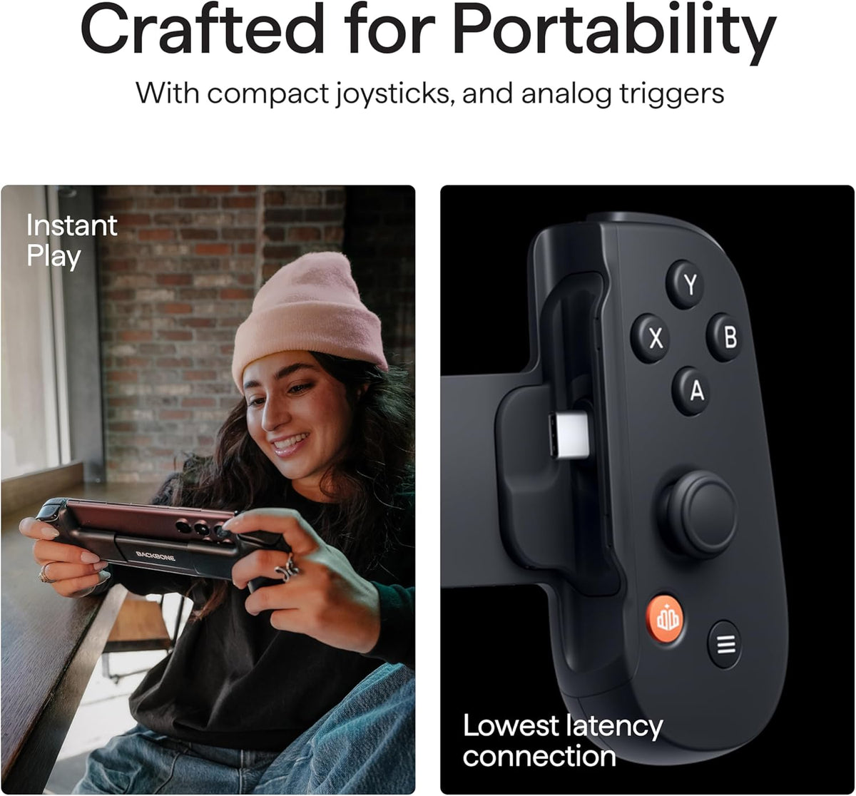 BACKBONE One Mobile Gaming Controller for iPhone (Lightning) - PlayStation Edition - 2nd Gen - Turn Your iPhone into a Gaming Console - Play Xbox, PlayStation & More (3 Months Apple Arcade Included) - PuriLite