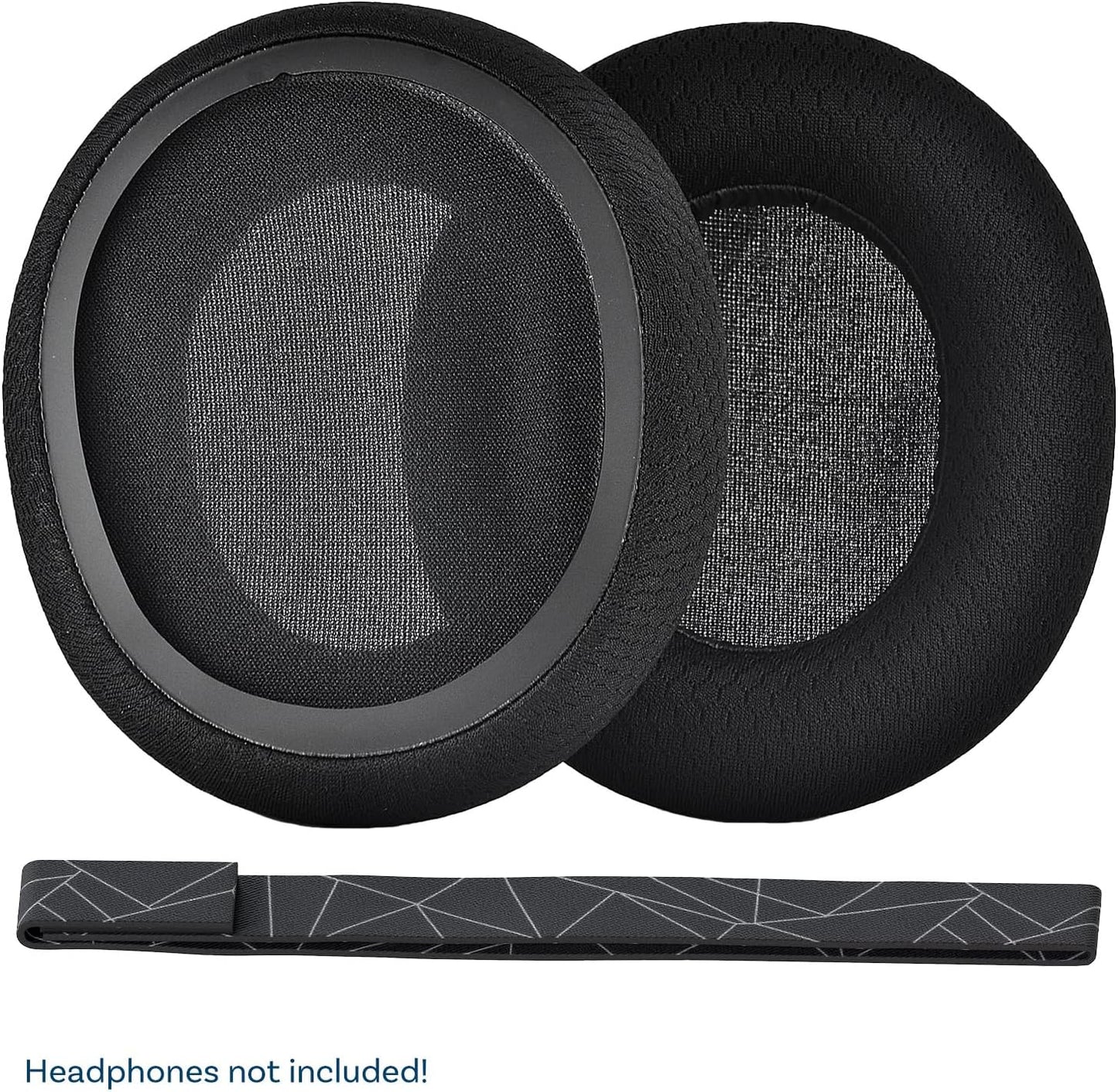 Ear Pads & Headband Replacement for SteelSeries Arctis 7/9 / Pro & Prime Wireless Gaming Headset etc. by MMOBIEL - Cooling Gel Ear Pad Cushions & Elastic Fabric Headband Top Pad Cushion - PuriLite