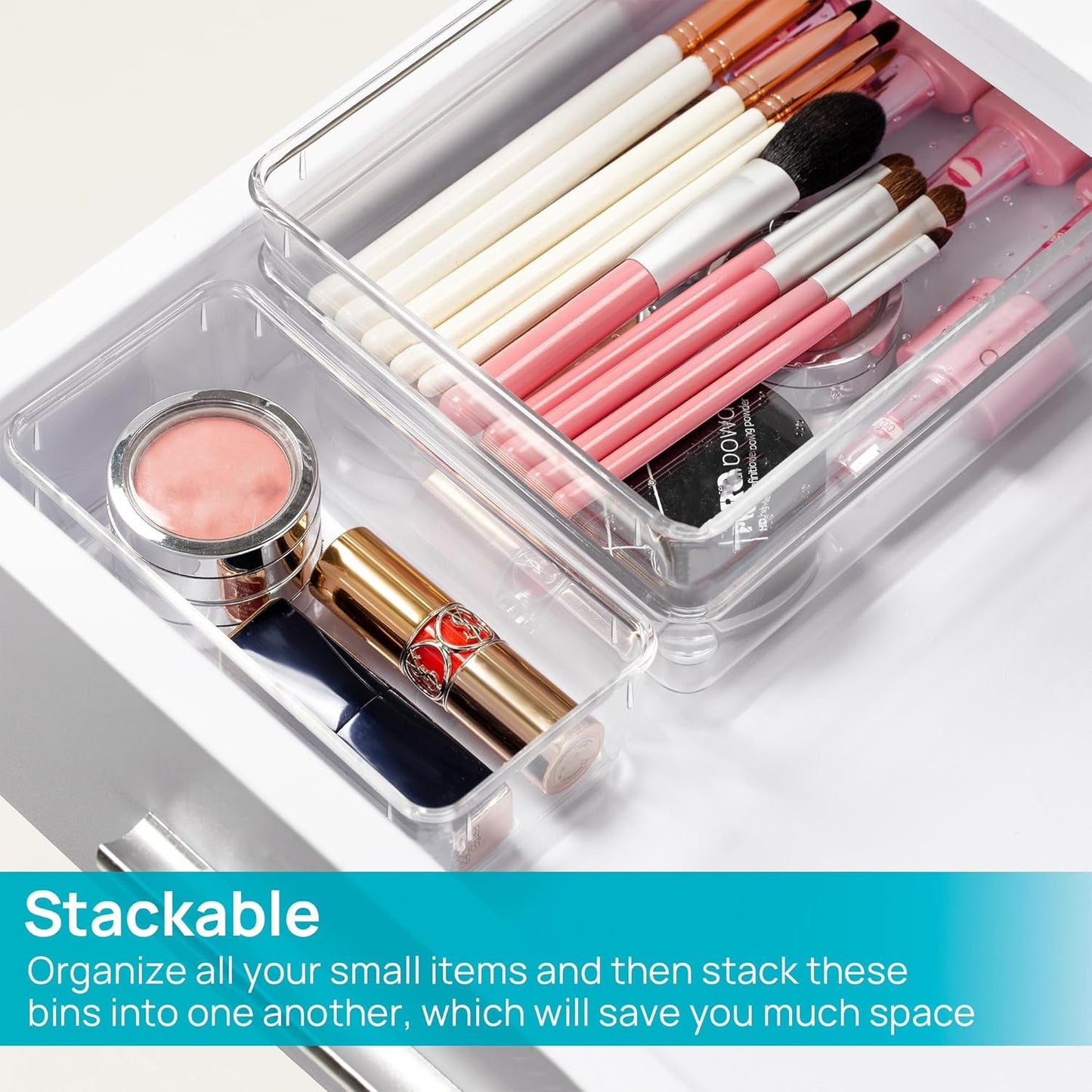 Purilite Select Clear Drawer Organizer Set - PuriLite
