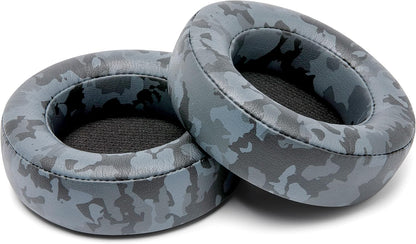 WC Upgraded Replacement Earpads for Corsair Virtuoso RGB Wireless Gaming Headset Made by Wicked Cushions | Improved Durability, Thickness, Softer Leather, and Sound Isolation | (90s Black) - PuriLite