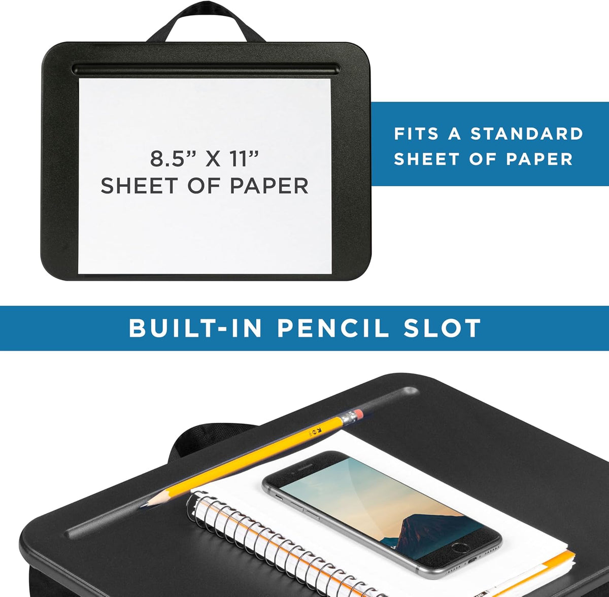 Purilite Select Portable Lap Desk – Black - PuriLite