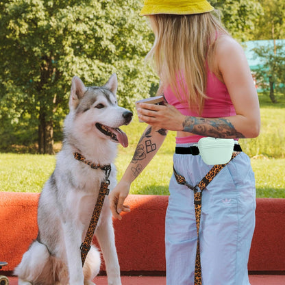 Dog Treat Pouch for Training, Silicone Magnetic Closure Dog Treat Bag Portable Treat Pouch with Belt, Waterproof Small Treat Bag for Dog Training, Dog Walking (Cyan) - PuriLite