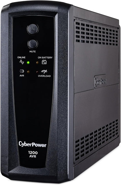 CyberPower CP685AVRG AVR UPS System, 685VA/390W, 8 Outlets, Compact - PuriLite