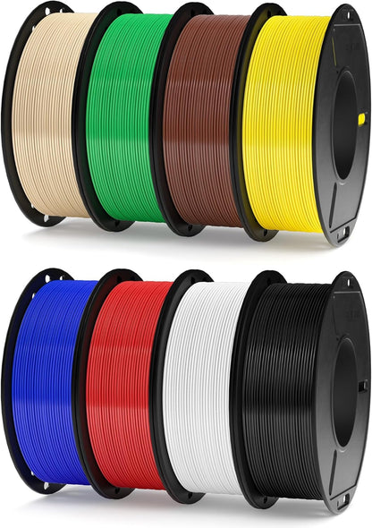 ELEGOO Rapid PETG Filament 1.75mm Black 1KG, 3D Printer Filament Max 600 mm/s High Speed Printing, Dimensional Accuracy +/- 0.02 mm Fit Most FDM Printer 1kg Cardboard Spool - PuriLite