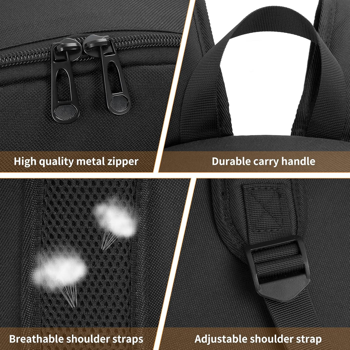 IPEB Camera Backpack Bag with Tripod Holder Water Resistant Camera Cases Photography Backpack Anti-Theft for DSLR Camera - PuriLite