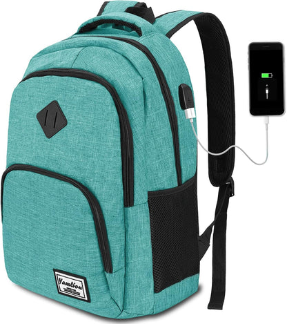 Backpack for Teen Girls,Boys School Backpack for Women with USB,College Backpack,Big Flower - PuriLite