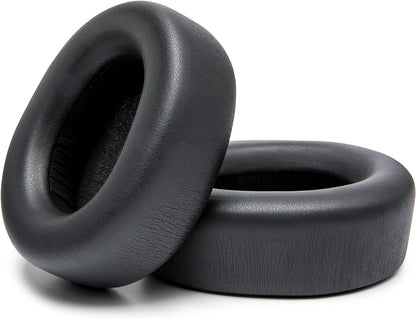 WC Upgraded Replacement Earpads for Steelseries Arctis Nova Pro Wireless Made by Wicked Cushions | Improved Durability, Thickness, Softer Leather, and Sound Isolation | 90's Black - PuriLite