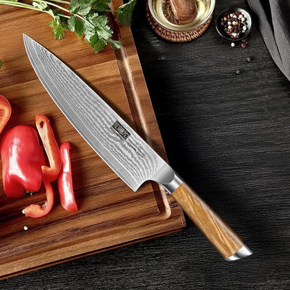 HOSHANHO Damascus Fillet Knife 7 Inch, Professional VG-10 Super Steel Boning Knife, Ultra Sharp Fish Knife with Ergonomic Handle - PuriLite