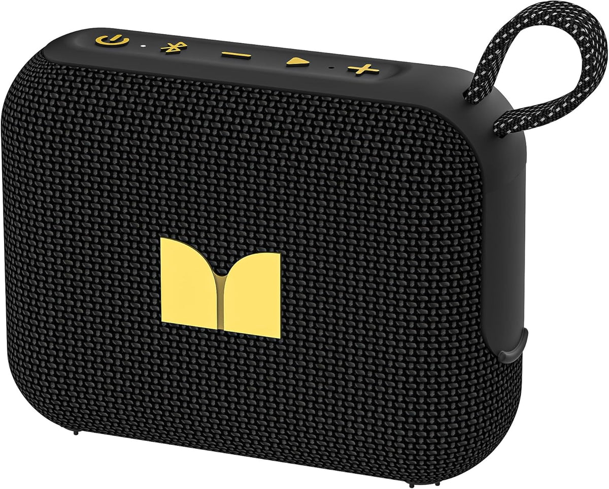 Monster Cube 1 Portable Bluetooth Speaker, IPX7 Waterproof, Bluetooth 6.0, 20H Playtime, Powerful Stereo Sound, Speaker for Home, Outdoors and Travel - PuriLite