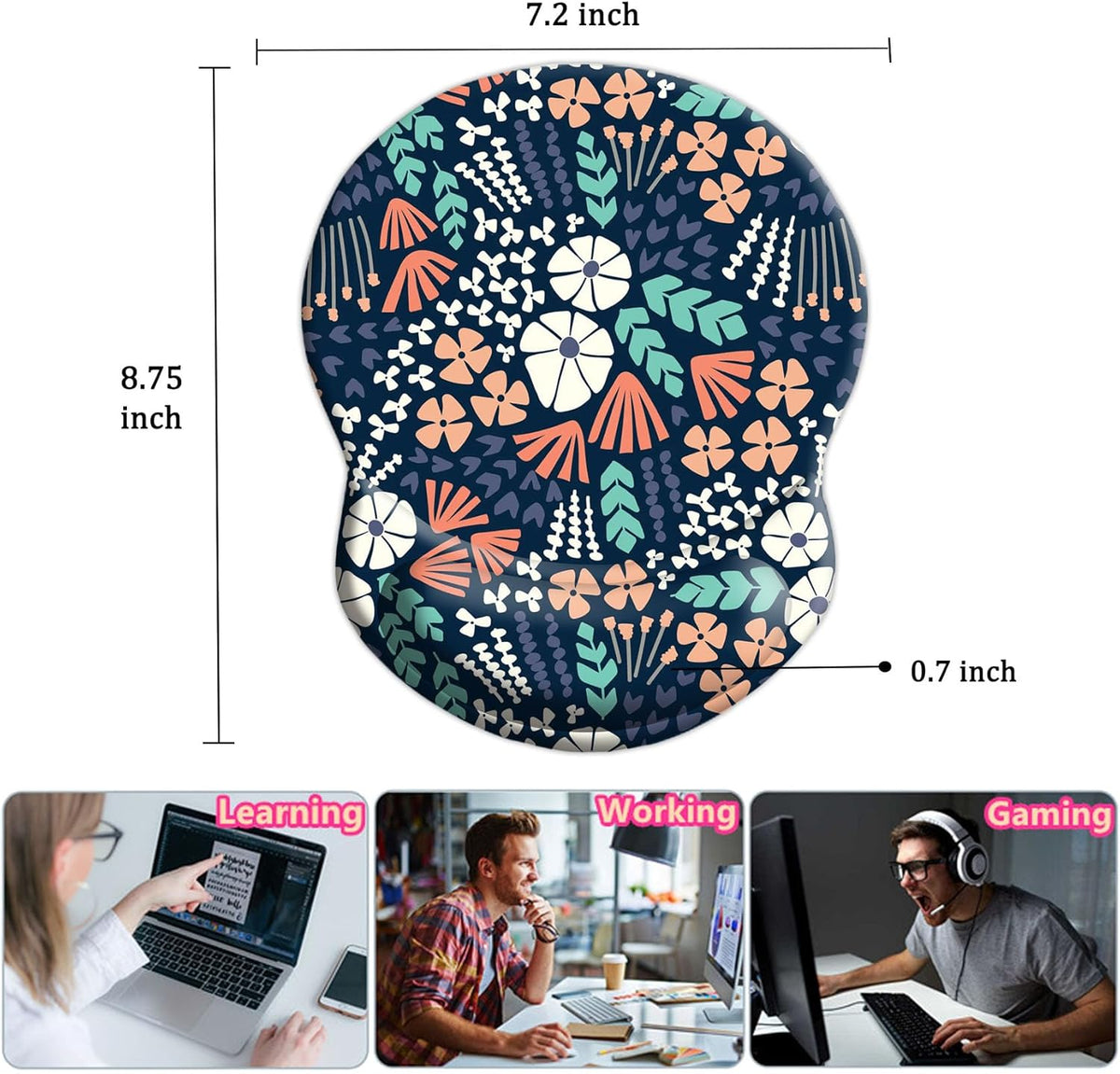 Purilite Select Ergonomic Mouse Pad - PuriLite