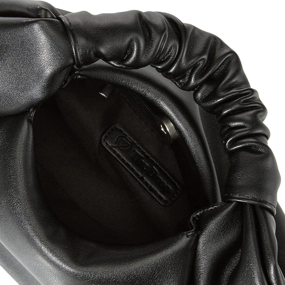 Purilite Select Women’s Faux Leather Ruched Handle Bag - PuriLite