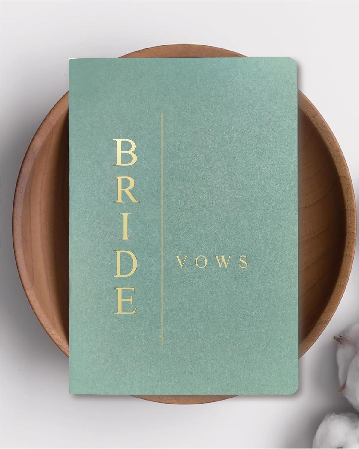 GroomBrideGifts Wedding Vow Book for His and Hers, Soft Touch, Perfectly Sized Bride and Groom Vow Books, Wedding Essentials, Wedding Registry Ideas, His and Hers Gifts - PuriLite