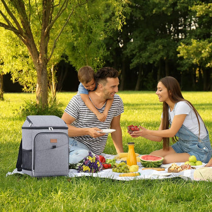 Lifewit 26L 34-Can Insulated Cooler Backpack Cool Bag, Large Picnic Bag Leakproof Portable Fridge Soft Food Cooler Box for Men Women for Outdoor/Picnic/Beach/BBQ/Camping/Travel/Family - PuriLite