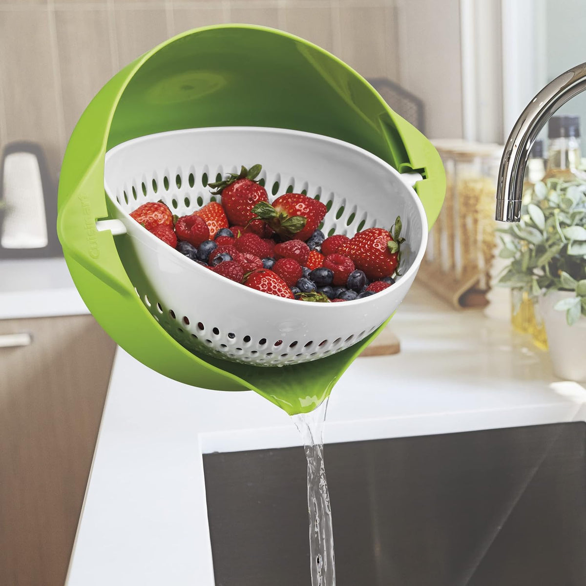 Cuisinart Salad Spinner with Easy-to-Spin Knob (CTG-00-SASC) - PuriLite
