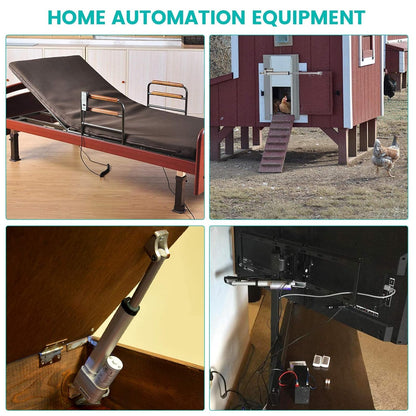 ECO-WORTHY Heavy Duty 330lbs Solar Tracker Linear Actuator Multi-Function (12V, 14") - PuriLite