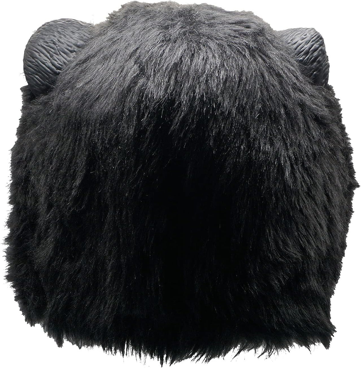 Black Bear Head Mask Full Face Plush Bear Costume Deluxe Halloween Party Animal Head Masks - PuriLite