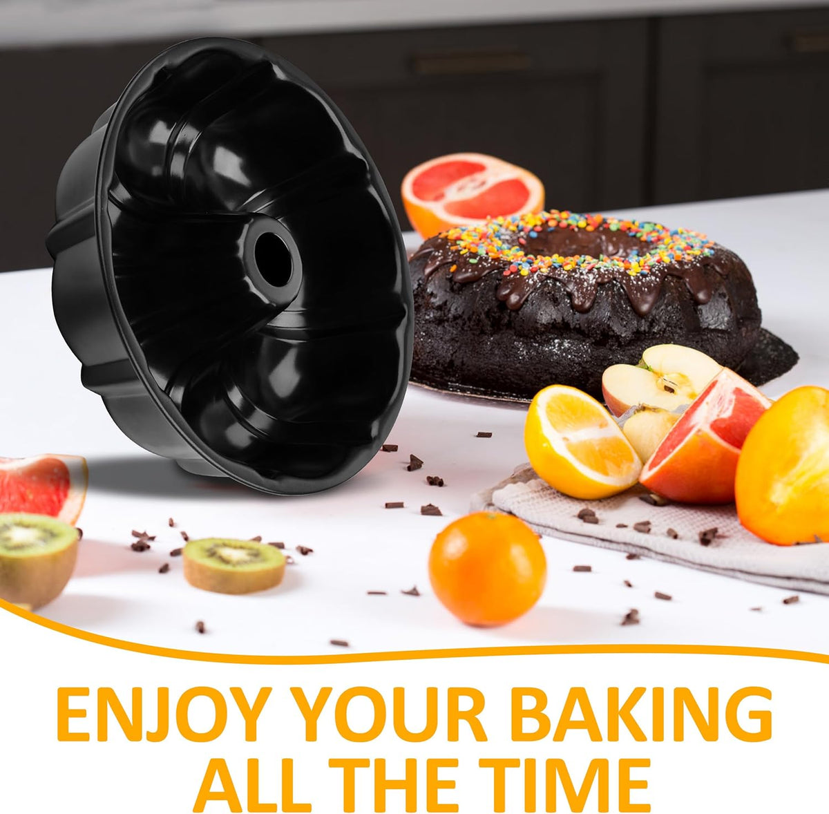 Purilite Select Carbon Steel Bundt Cake Pan - PuriLite