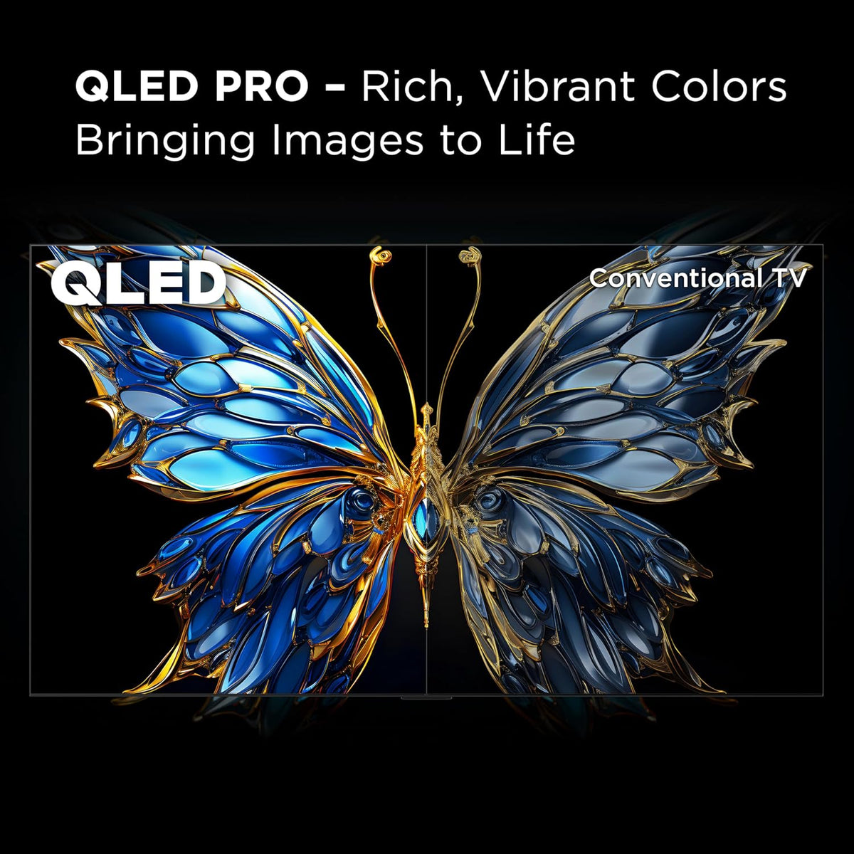 TCL 65-Inch Q65 QLED 4K UHD Smart TV with Google TV (65Q651G-CA, 2024 Model) Dolby Vision, Dolby Atmos, HDR Pro+, Game Accelerator Enhanced Gaming, Voice Remote, Works with Alexa, Streaming Television - PuriLite