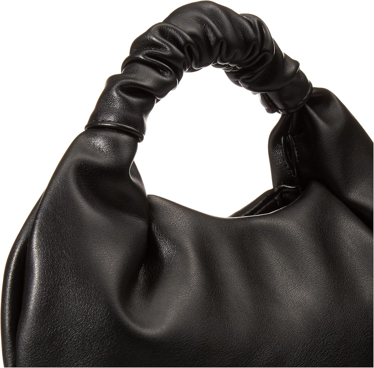 Purilite Select Women’s Faux Leather Ruched Handle Bag - PuriLite