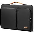 tomtoc 360 Protective Laptop Carrying Case for 16-inch New MacBook Pro M4/M3/M2/M1 Pro/Max 2024-2019, Water-Resistant Laptop Bag Sleeve with Accessory Pocket for The New Razer Blade 15 - PuriLite