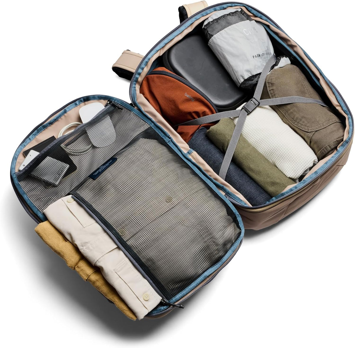 Bellroy Transit Travel Pack Pro (30–38 liter carry-on travel backpack, with laptop sleeve) - PuriLite