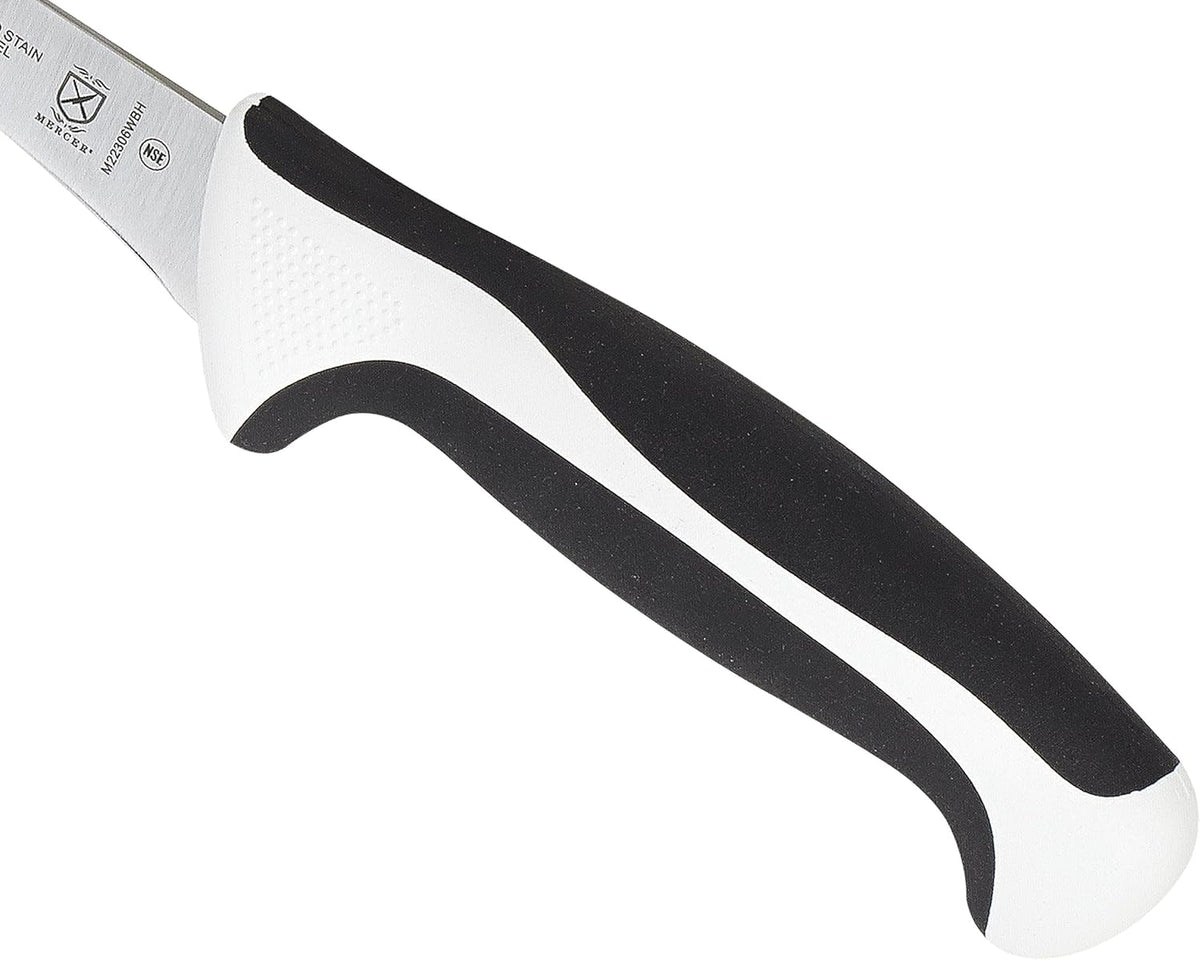 Mercer Culinary M23860 Millennia Black Handle, 8.5-Inch Narrow, Fillet Knife - PuriLite